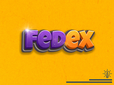Fedex 3d branding design fedex illustration logo photoshop