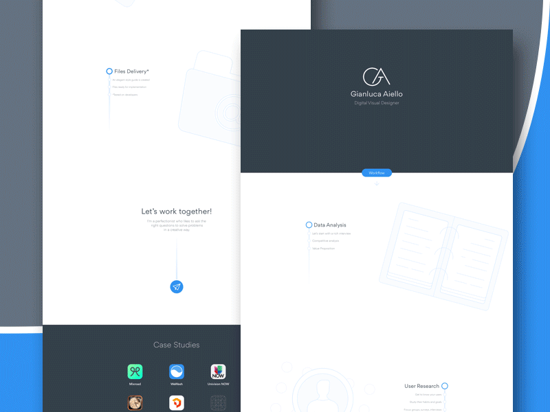 New portfolio website case case study personal portfolio showcase studies website workflow