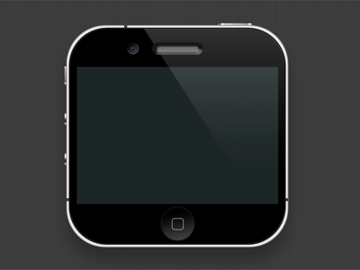 Mini iPhone 4 PSD icon iphone mini psd vector