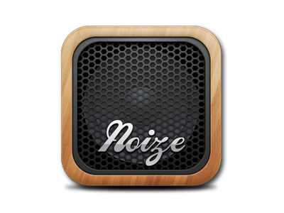 Speaker icon app store audio cone icon ios iphone music speaker wood