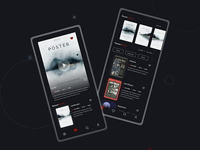 Landing Page and Movie Page for Cinema App 🎞️