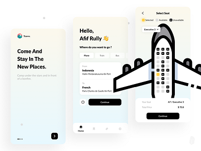 Booking App Design ✈️ app branding design illustration logo mobile ui ui design uidesign uimobile uiux uiweb uxdesign uxresearch