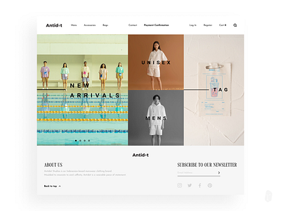 Web Fashion - Antidotstudios animation app branding design fashion mobile ui ui design uiux uxresearch