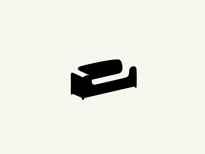 Basic Couch Final basic cable couch icon logo minimal minimalist negative space simple