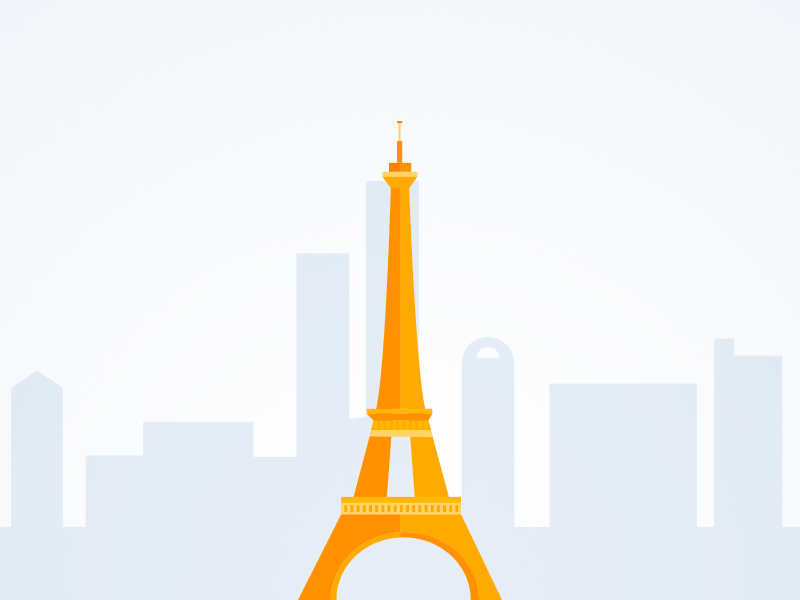 International Building Illustrations for Imex architecture buildings eiffel tower illustration international landmarks