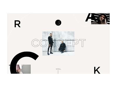 Rack Concept Store landing page