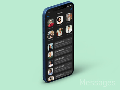 iPhone Messages App Redesigned