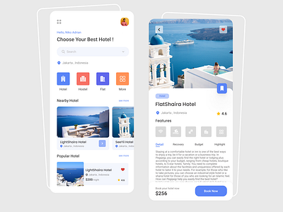 book lodging App - Mobile