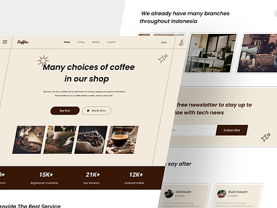 LandingPage Coffee