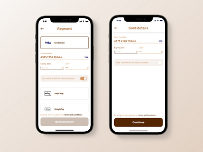 Credit Card Checkout - Mobile App UI Design