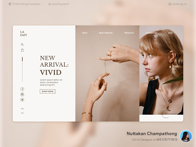 La Fait: Vivid branding design typography ui ux web website design