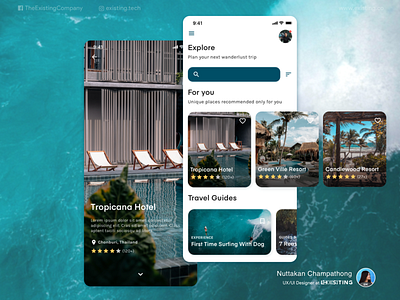 Tropicana app design branding design ui ux