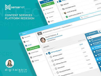 Sensenet Content Platform Services redesign