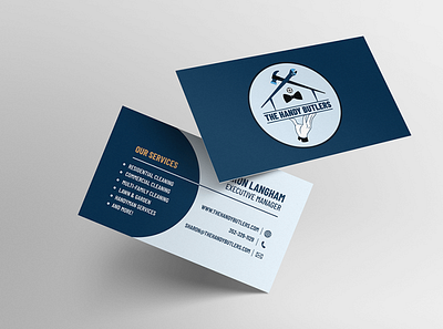 The Handy Butlers Home Services Branding branding graphic design logo marketing materials
