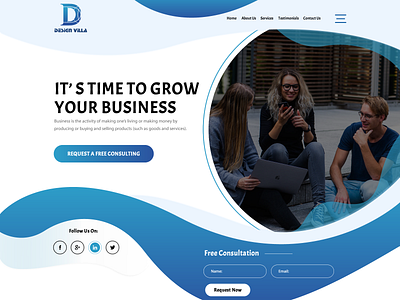 business business business growth business landing page businesscard consulting free consultation growth homepage landing page landing page design landing pages request a free consulting timer