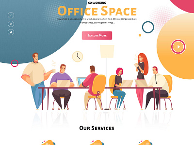 Office Space agrement business co work co working company company work conference office office design office space officer offices wordmark work workout workspace