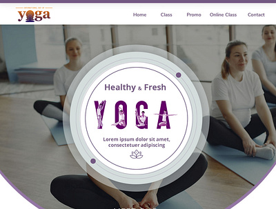 Yoga Center branding design health home page homepage landing page landingpage ui web design yoga yoga app yoga center yoga logo yoga pose yoga studio