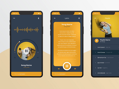 MUSIC APP app application design mobile mobile app mobile app design mobile design mobile ui music music app music art music player musician ui web design