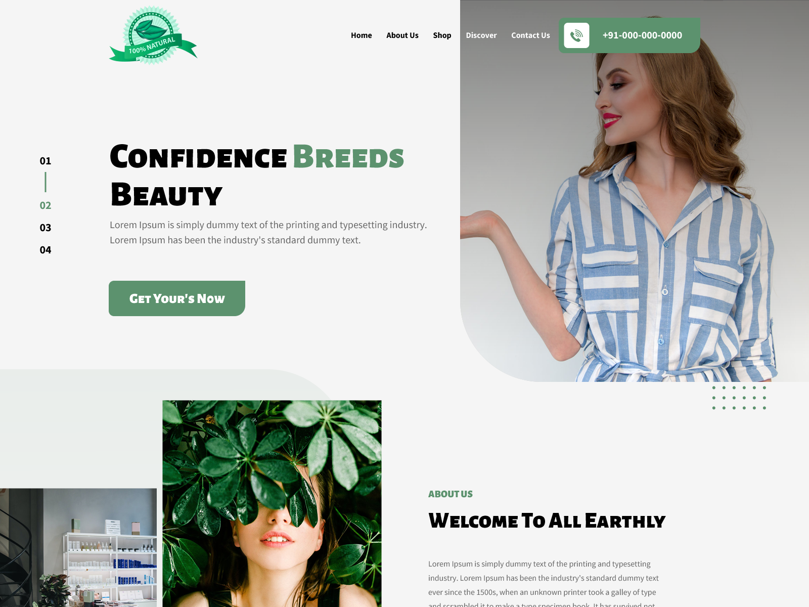 Natural Skin care by Design Villa on Dribbble