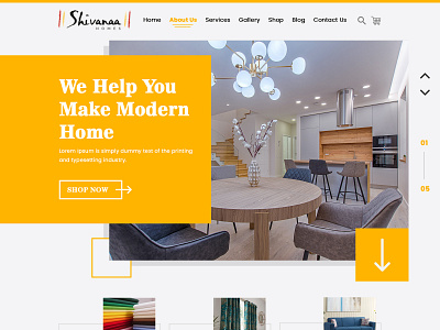 Shivana Homes White branding design home home page homepage landing page landingpage logo web design website website design