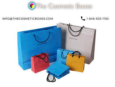 Custom Cosmetic Paper bags cosmetic cosmetic packaging custom type printed