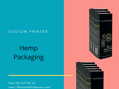 hemp packaging custom custom boxes printed