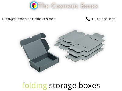 folding storage boxes