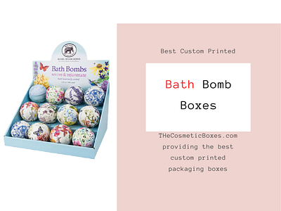 Printed bath Bomb Boxes custom boxes packaging