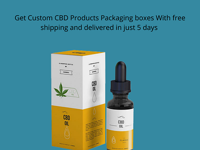 Custom CBD Product Packaging Boxes