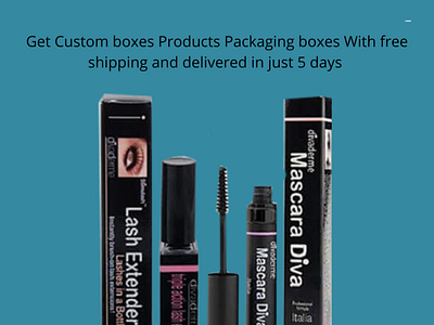 Custom Printed Eyeliner Packaging Boxes wholesale