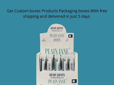 Printed Pre Roll retail packaging boxes with your own logo