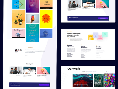 home page!! branding concept design homepage ui