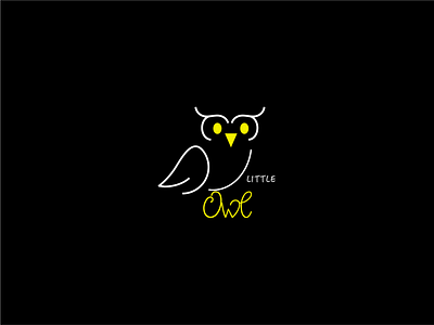 Little owl - logo design!! branding concept design illustration logo