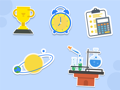 Stickers concept design illustration vector