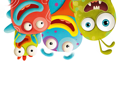 Monsters book books illustration illustrations kids monsters monster