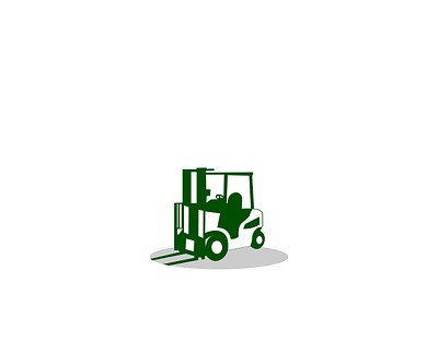 Green Forklifts Vector cargo delivery distribution equipment forklift hydraulic industrial industry inventory lift lifting machine package service shipment storage transport truck vector vehicle