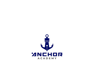 Anchor Academy Education anchor beach boat design education icon illustration logo luxury marine nautical navy object sailing sailor sea ship symbol vector writer