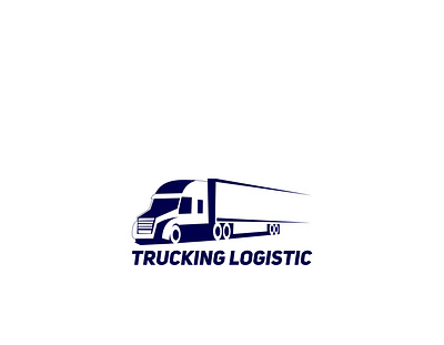 Trucking Logisticc auto background business car delivery design icon illustration isolated logistic logo lorry service symbol traffic transport transportation truck trucking vector