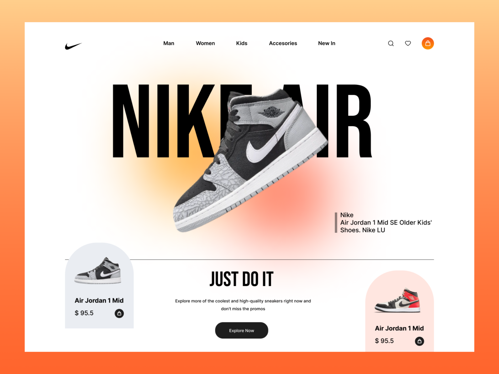 Nike Shoe Marketplace Web Design by Yunus Bahtiar on Dribbble