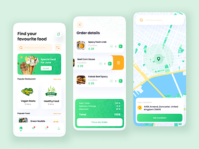 Food Delivery Mobile App 3d animation delivery app food app food delivery app food delivery landing page food delivery website food landing page food mobile app illustration landing page mobile app mobile app design mobile design payment app ui mobile web web design