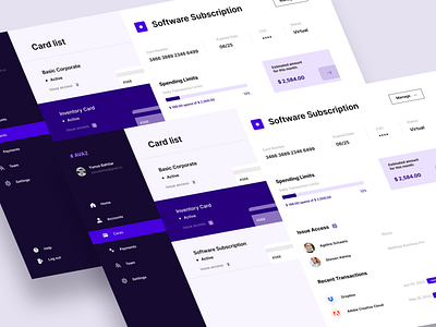 SaaS Management Dashboard Design