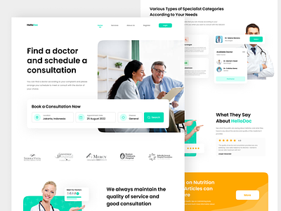 Health Consulting Website Design