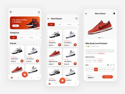 Shoes E Commerce Mobile App