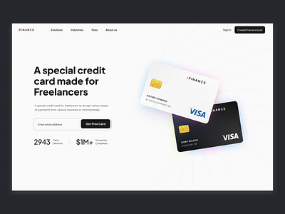 Fintech Web Header