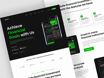 Stock Investment Web Design
