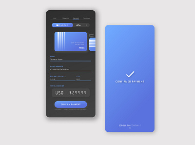 Credit Card Payment Page app branding dailyui dailyui 002 dailyuichallenge design flat minimal ui ux