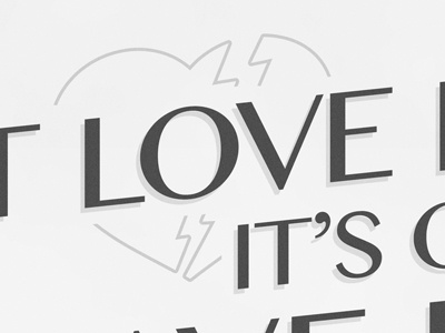If you don't love it... love poster typography