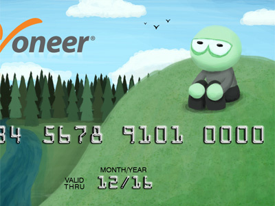 Payoneer Card Design contest contest illustration