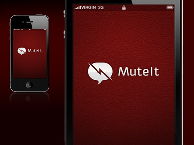 Mute It - Splash Screen app iphone ipod mobile splash ui ux
