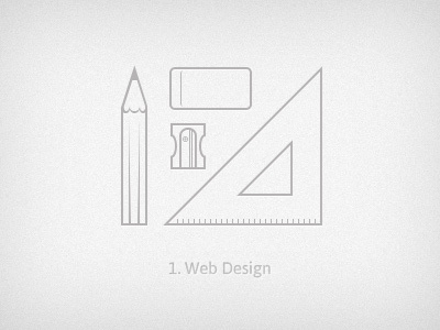 Design icon illustration tools web design